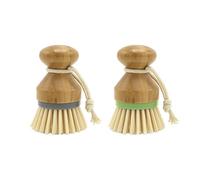 COACOM 2 Morceaux De Brosses De Rinçage en Bois, Brosses De Nettoyage Durables Créatives, Outils De Nettoyage Multifonction, Ustensiles De Cuisine.