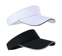 COACOM 2 Morceaux De Chapeau De Soleil, Chapeau De Soleil Simple Et Polyvalent, Fournitures De Protection Solaire En Plein Air, Accessoires De Vêtements, Adaptés Au Golf, Au Tennis Et À La Pêche.