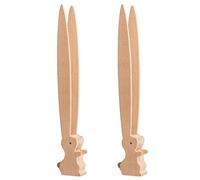 COACOM 2 Morceaux De Clips De Style Lapin, Clips d'alimentation en Bois, Outils De Cuisine, Clips en Bois Polyvalents, Accessoires De Cuisine.