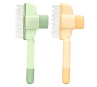 COACOM 2 Morceaux De Peigne pour Animaux De Compagnie, Peigne Multifonctionnel, Outils De Nettoyage des Poils pour Animaux De Compagnie, Fournitures pour Animaux De Compagnie, Peigne À Nœuds.