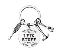 COACOM 2 Pendentifs en Forme De Marteau, Porte-Clés Rétro, Pendentifs À Thème D'Outils Mécaniques, Cadeaux De Fête des Pères Ou D'Artisanat, Adaptés Aux Sacs À Dos, Décoration De Porte - Clés.