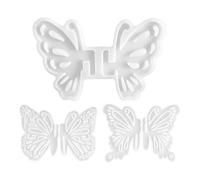 COACOM 3 Pièces Moule Papillon, Moisissure Créative, Moisissure D'Ornement De Gypse, Moule en Silicone, Accessoires D'Ornement De Bricolage.