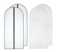 COACOM 4 Morceaux De Couverture De Poussière De Vêtements, Sac À Poussière Transparent, Couvercle De Protection des Vêtements, Sac À Poussière Imperméable Et Accessoires De Vêtements.
