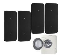 COACOM 4 Pièces Type De Tambour Coton De Filtre Noir, Accessoires De Remplacement du Sèche-Linge, 275 * 125 * 10 Mm, Compatibles avec 40006731, Accessoires De Filtre.
