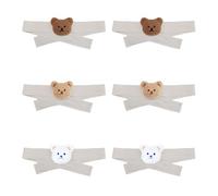 COACOM 6 Morceaux De Cartouches d'ours De Dessin Animées À Rideaux, Bretelles De Rideau Mignonnes, Décorations De Rideaux, Décorations De Chambre pour Enfants, Accessoires De Maison.