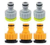 COACOM Adaptateur De Robinet 6 Pièces, Connecteur De Tuyau d'eau, Connecteur De Tuyau d'eau en Plastique, Accessoires De Robinet.