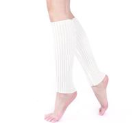 COACOM Jambières Douces Pour Femmes, Blanc, Adaptées au Patinage, Ballet et Danse