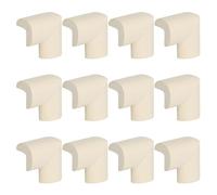 COACOM Lot de 12 éponges de protection pour coins de table - Protection des coins de meubles - En forme de L - Beige