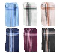 COACOM Lot de 12 mouchoirs pour homme, en coton, de qualité supérieure, classiques, doux et durables, pour mariages, fêtes et célébrations, Clair, taille unique