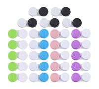 COACOM Lot de 25 Boîtes de Rangement pour Lentilles de Contact, Étui Portable de Trempage et Soin (Bleu)