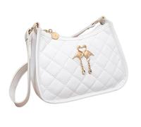 COACOM Sac À Bandoulière Pour Femmes, Sac À Bandoulière Simple Et Polyvalent, Sac À Bandoulière Blanc, Sac À Bandoulière À La Mode, Sac À Bandoulière En Cuir Pu.