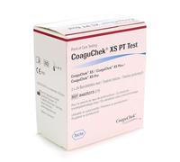 CoaguChek XS PT Lot de 2 paquets de 24 bandelettes de test