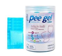 Coagulant de toilette portable, 40pcs Gel Solidificateur de déchets liquides, aide de voyage absorbante, utilisation pratique, conception fiable, 3,5 x 5 cm, pour des voyages sur la route de randonnée