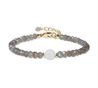 COAI Bracelet Femme Pierres Naturelles Chaîne Ajustable