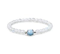 COAI Bracelet Perle Pierre de Lune Aigue-Marine Femme