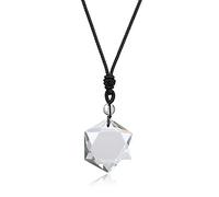 COAI Pendentif Étoile de David Pierre Ajustable Unisexe