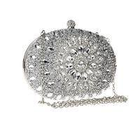 COAIMANEY Sac à main à bandoulière pour femme avec strass scintillants pour fête de mariage, bal de fin d'année