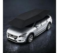 COAKUE Abri de Voiture entièrement Automatique, abri Pliable 2 en 1 avec télécommande, Protection Solaire pour la Plupart des véhicules, idéal pour Le stationnement extérieur. 5.2m/205in-Black