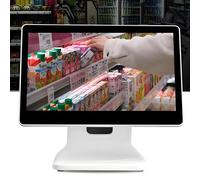 COAKUE Caisse enregistreuse Intelligente pour magasins et Restaurants, Terminal de Point de Vente, écran Tactile 15,6", 4 Go de RAM, SSD 64 Go, Angle réglable