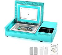 COAKUE Kit de Presse à Coques de téléphone 3D, imprimante à Sublimation Thermique Rapide 180 °C, Presse à Chaud sous Vide 3D Professionnelle OnlyMachine-100PCS