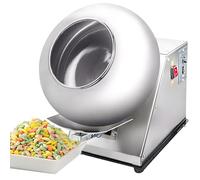 COAKUE Machine à enrober Les Bonbons, polisseuse électrique à Vitesses réglables, Machine à polir Les Bonbons enrobés de Chocolat de 2 à 5 kg/h 220V