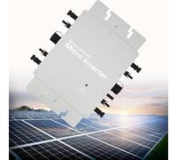 COAKUE Onduleur Solaire Micro-réseau connecté, MPPT, onduleur CC/CA à Onde sinusoïdale Pure, étanche IP65, Compatible avec Les Panneaux solaires, Surveillance Via Wi-FI ou Application Mobile 1600W