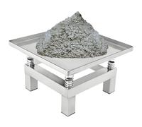 COAKUE Petite Table vibrante pour béton, Banc d'essai de Vibrations électriques, 3 000 à 3 600 TR/Min, Mini-Plateforme vibrante en Acier Inoxydable pour Tests de Vibrations 50 * 50CM-110V