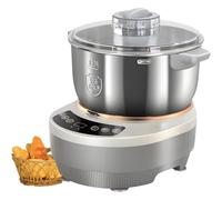 COAKUE Pétrisseur électrique 5L/7L avec Fonction Fermentation, minuterie par Micro-Ordinateur, Panneau Tactile Frontal, idéal pour Le Pain, la Pizza, Les crêpes, Les pâtes à raviolis et Le levain. 5L