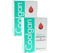 Coalgan Arrête le Saignement - Mèches hémostatiques nasales, dermiques et buccales - Lot de 2 Boites de 5 Mèches Stériles(2)