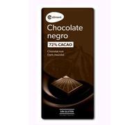Coaliment Chocolat Noir 72% Cacao, Tablettes de Chocolat Noir, Pack de 3x100g
