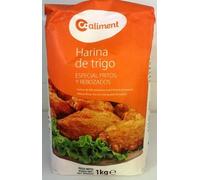 Coaliment Harina de Trigo, Farine de Blé pour Friture et Panure, Spécial Schnitzels et Poulet Frit, 1 kg, Sans Pesticides