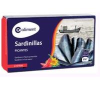 Coaliment Sardinillas Piquantes, Petites Sardines Épicées, Pack de 3 Boîtes de 62g Poids Égoutté