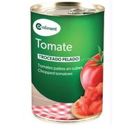 Coaliment Tomate Concassé Nature, Tomates Pelées en Cubes, 390g, Prêt à l'Emploi pour Sauces, Omelettes et Poêlées