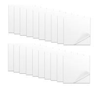 coalwop 20 Patches Kit de Réparation pour Piscine Gonflable Patch Auto-Adhésif TPU Kit de Patch de Réparation pour Spa/Bateaux Gonflables, Étanche, Flexibles 7x7cm