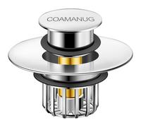 coamanug Bouchon de Baignoire | Attrape-Cheveux pour bonde de Douche, Bouchon de Baignoire Pop-up avec Filtre | Bouchon de vidange de Salle de Bain | Protection de vidange pour Trou de vidange de