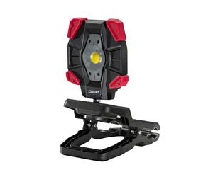 Coast CL40R Lampe LED rotative à double puissance 3900 lumens en aluminium avec faisceau large angle, noir/rouge