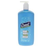 Coast Classic Scent BodyWash - Hair and Body Dual Action Formula Shower Gel Body Wash - Deep-Cleansing Gel Texture - Hydrating Body Wash - 946 ml