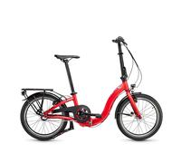 COAST LOWTIDE NO. 01 3S | Vélo pliant | 20 pouces | 14,9 KG | 3 vitesses | Vélo pliant rouge | Léger & Compact | Vélo pliable