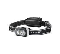 Coast RL20R 1000 Lumen Tri-Color LED Rerchargeable Headlamp with Flood and Spot Beams, Variable Light Control, Fixed Focus, Ultra-Strap, Red/Green Modes