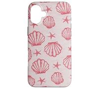 Coastal Beach Summer Ocean Seashell Aesthetic Pink Coque pour iPhone 16 Plus