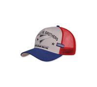 Coastal Casquette beige clair / bleu marine / rouge sang, Taille 55-60