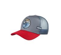COASTAL - The Glow (Red/Grey) - High Fitted Trucker Cap