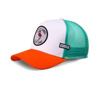 Coastal Casquette de camionneur Filthy Flamingo - Casquette en maille, Orange/blanc/turquoise, taille unique