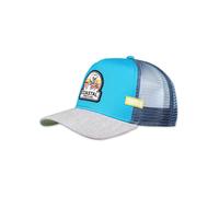 Coastal Casquette 'HFT Coffee To Ride' bleu ciel / jaune / gris clair / noir, Taille 55-60