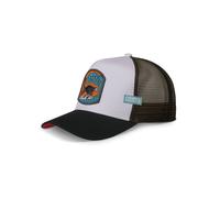 Coastal Casquette 'Hft Surf Ostrich' bleu clair / orange / noir / blanc, Taille 55-60
