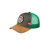 Coastal Trucker Cap Hft Fukushima Olive / Blé / Vert Basecap Bonnet Maille