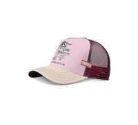 Coastal Casquette trucker Marocco – en maille, rose clair/sable/rouge, taille unique