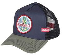 Coastal Trucker Cap Hft Guatemala Bleu Marine / Olive/Noir Maille Chapeau Bonnet