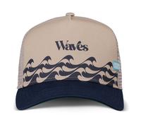 Coastal Hft Camionneur Casquette Bauhaus-Wave Sable / Bleu Marine Baseball