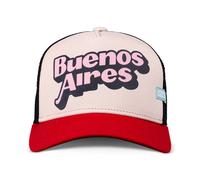 Coastal Hft Camionneur Casquette Buenos Aires Crème/Rouge Chapeau de Maille